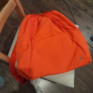 Lululemon backpack to tote bag in red, BRAND NEW